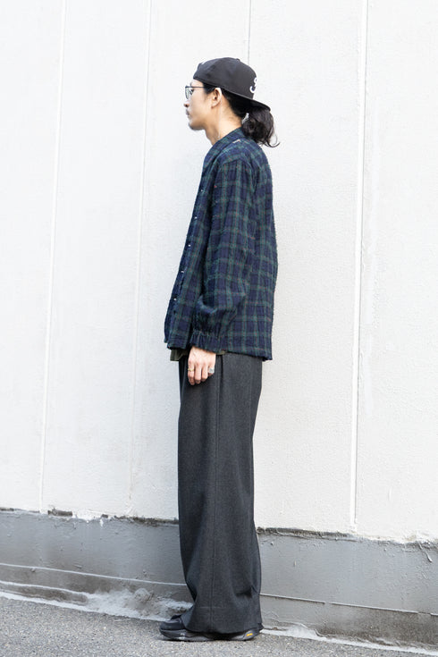 【YUTA MATSUOKA】"Fork Needle Punch Coach Jacket"